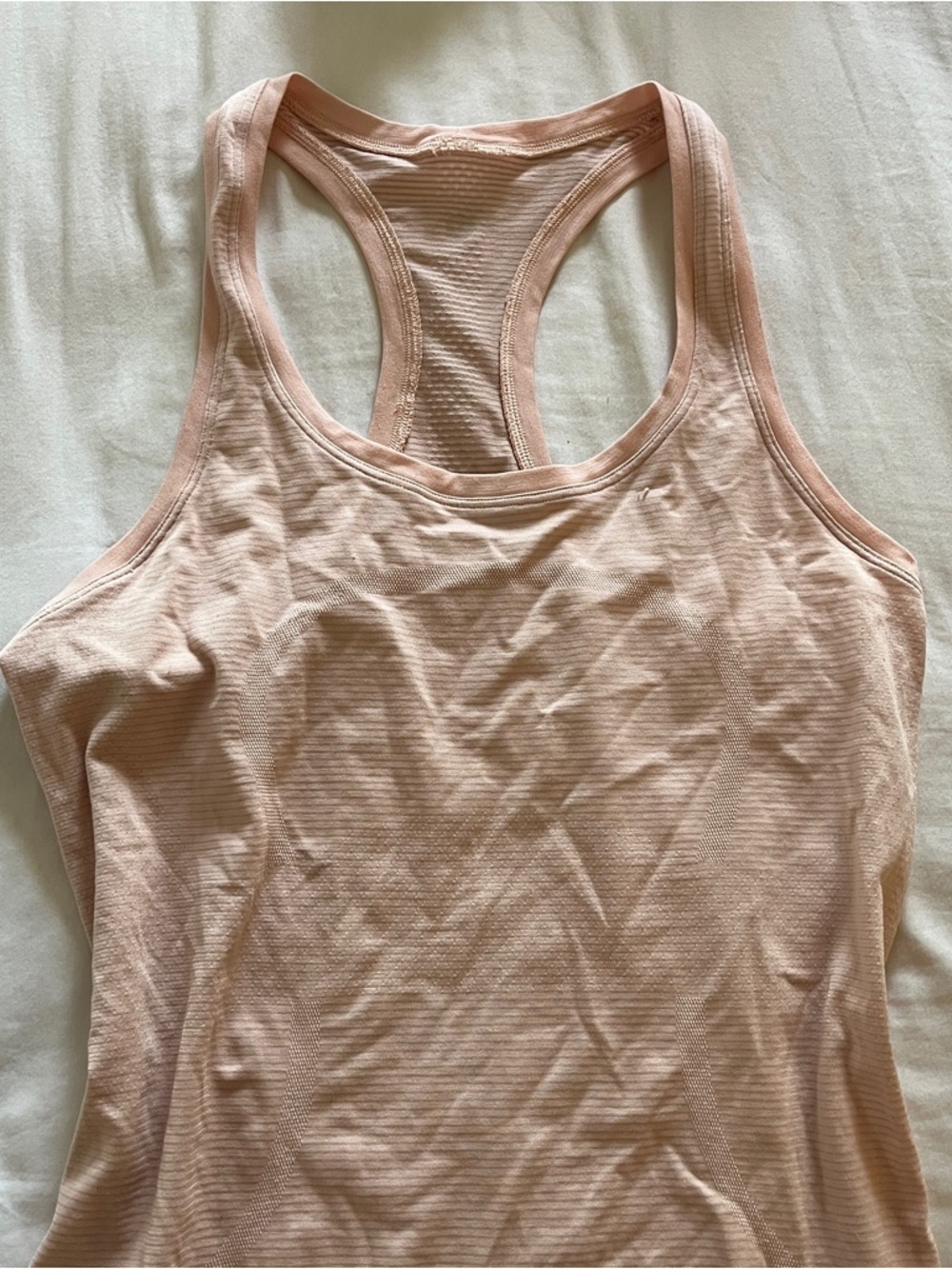 lululemon light pink swiftly tech racerback tank top